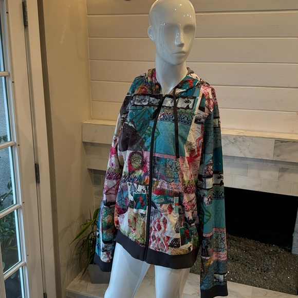 Oxbow French Surf Brand Wind Stopper Unisex Wndbreaker Jacket Multiclored Size L - Picture 1 of 14